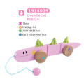 Wooden Crocodile Pull and Push Toy Wooden Pull Toy for Kids